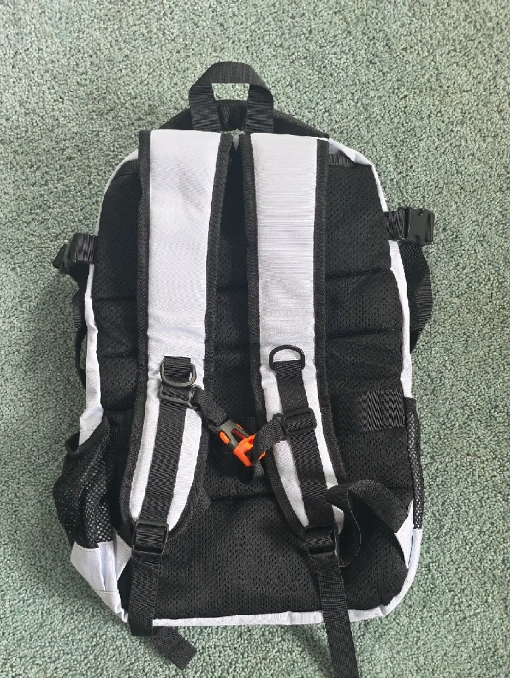 Feng Dong Light Silver Large Travel & Laptop Backpack, New.